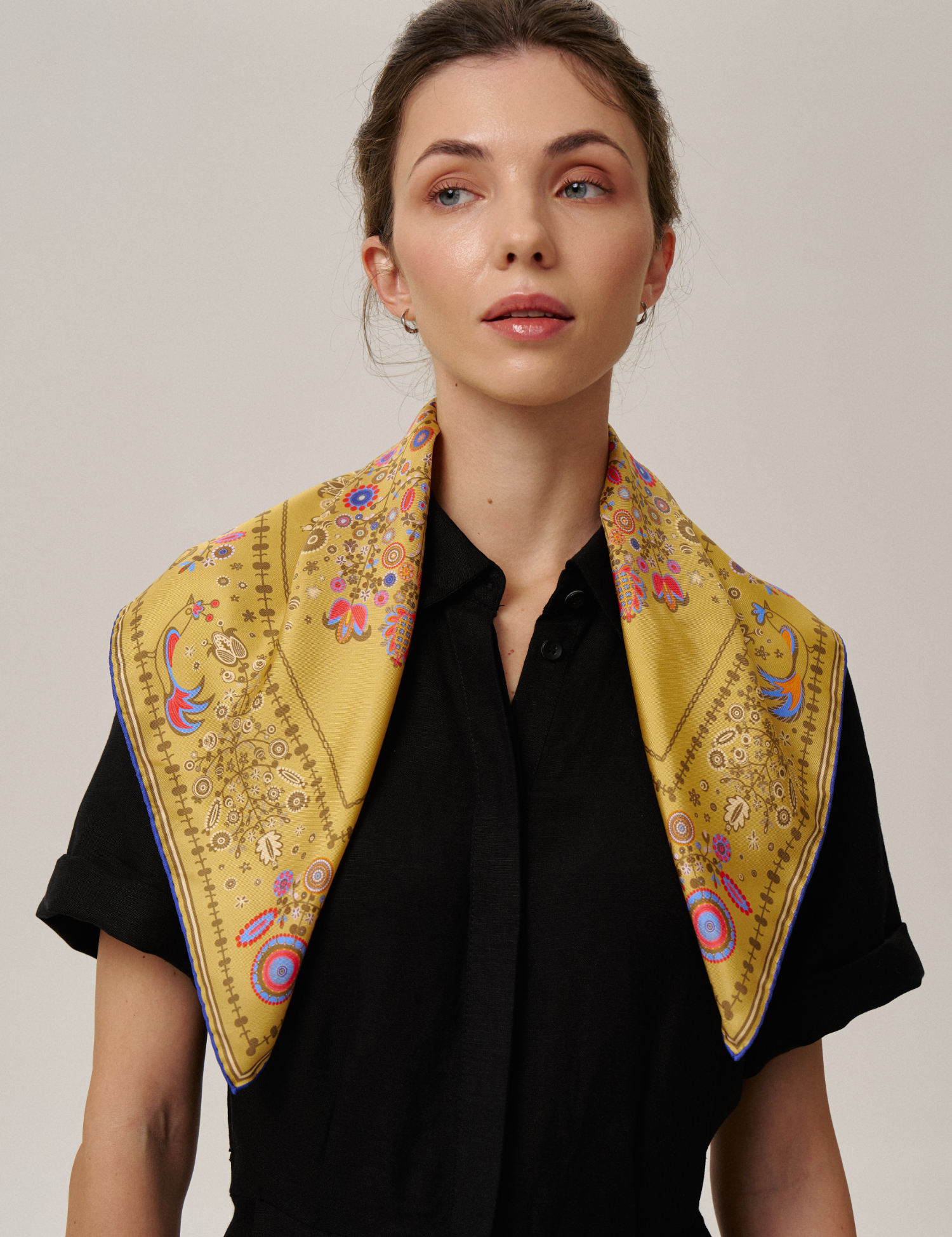 Картинка Шовкова хустина «Слобожанщина. Золоті жнива» 